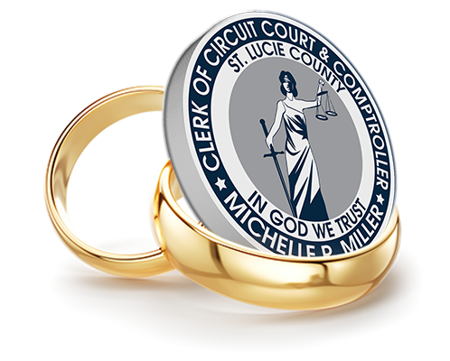 A pair of wedding rings